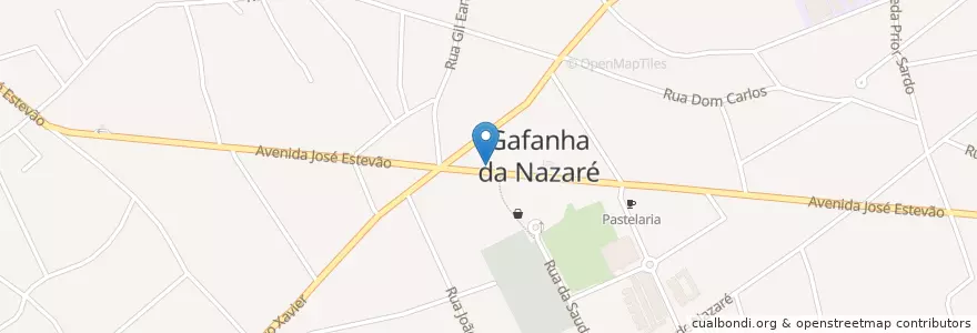 Mapa de ubicacion de Pastelaria en Portugal, Aveiro, Centro, Baixo Vouga, Ílhavo, Gafanha Da Nazaré.