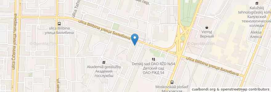 Mapa de ubicacion de Аптека en روسيا, Центральный Федеральный Округ, Калужская Область, Городской Округ Калуга.
