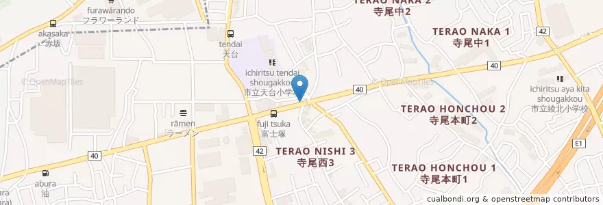 Mapa de ubicacion de 増田屋 en Jepun, 神奈川県, 綾瀬市.
