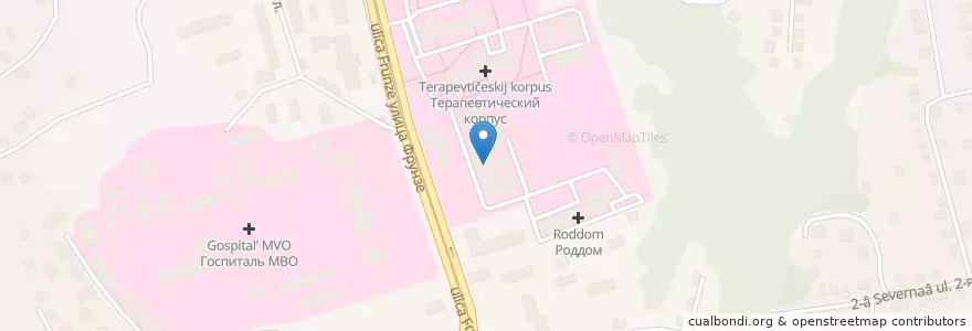 Mapa de ubicacion de Хирургический корпус en Russie, District Fédéral Central, Oblast De Smolensk, Смоленский Район, Городской Округ Смоленск.