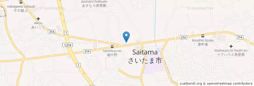 Mapa de ubicacion de (社)やどかりの里大宮東部生活支援センター en Japan, Saitama Prefecture, Saitama, Minuma Ward.