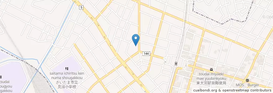 Mapa de ubicacion de さいたま市見沼消防署東大宮出張所 en Japan, Präfektur Saitama, Saitama, 見沼区.