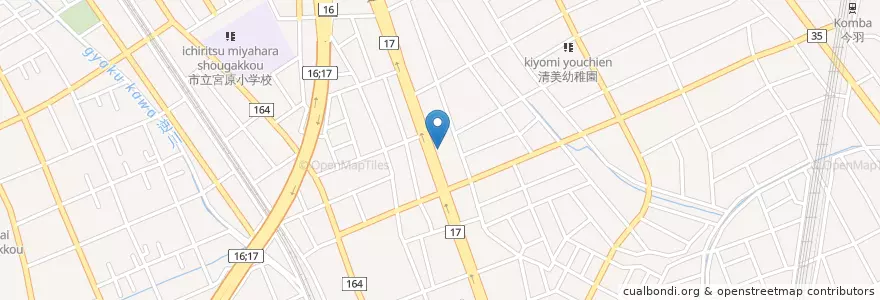 Mapa de ubicacion de さいたま市立宮原児童センター en Jepun, 埼玉県, さいたま市, 北区.