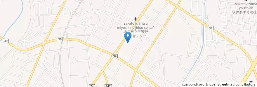 Mapa de ubicacion de はつらつ在宅介護支援センター en Japon, Préfecture De Saitama, 坂戸市.