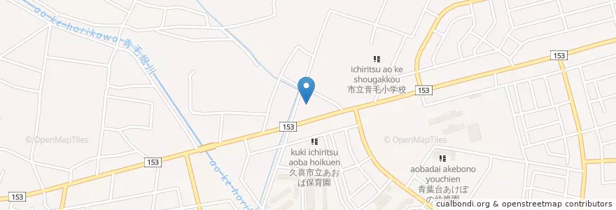 Mapa de ubicacion de ふれあいセンター久喜身体障害者デイサービスセンター en 日本, 埼玉県, 久喜市.