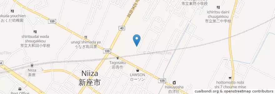 Mapa de ubicacion de めぐみ助産院 en 일본, 사이타마현, 新座市.