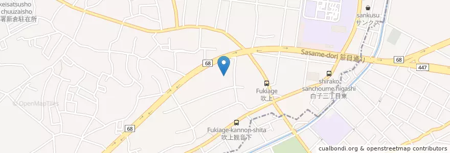 Mapa de ubicacion de やまと幼稚園 en Japon, Préfecture De Saitama, 和光市.