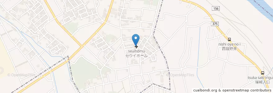 Mapa de ubicacion de セウイホーム en 日本, 埼玉県, 春日部市, 杉戸町.