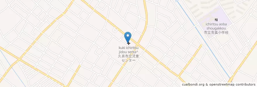 Mapa de ubicacion de 久喜市立児童センター en 日本, 埼玉県, 久喜市.