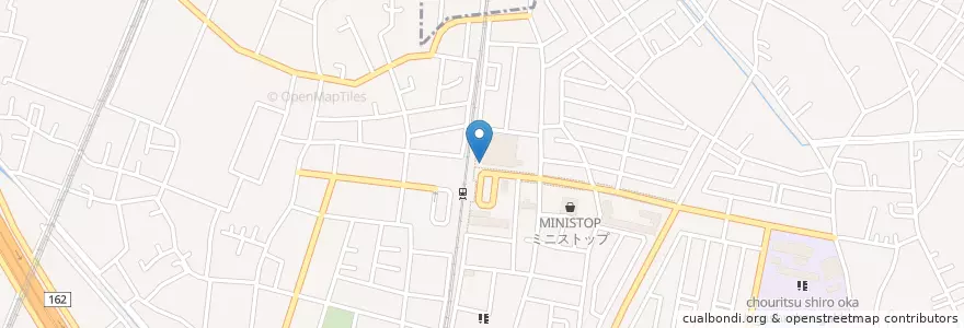 Mapa de ubicacion de 久喜警察署新白岡駅前交番 en Japão, 埼玉県, 白岡市.
