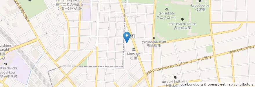 Mapa de ubicacion de 刀水会齋藤記念病院 en 日本, 埼玉県, 川口市.