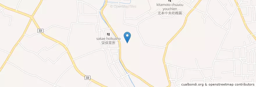 Mapa de ubicacion de 北本栄郵便局 en Japan, Saitama Prefecture, Kitamoto.