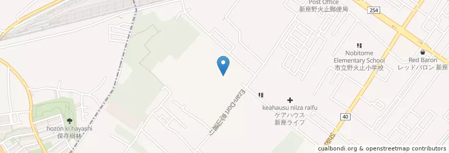 Mapa de ubicacion de 十文字学園女子大学（社会情報学部） en Japón, Prefectura De Saitama, 新座市.