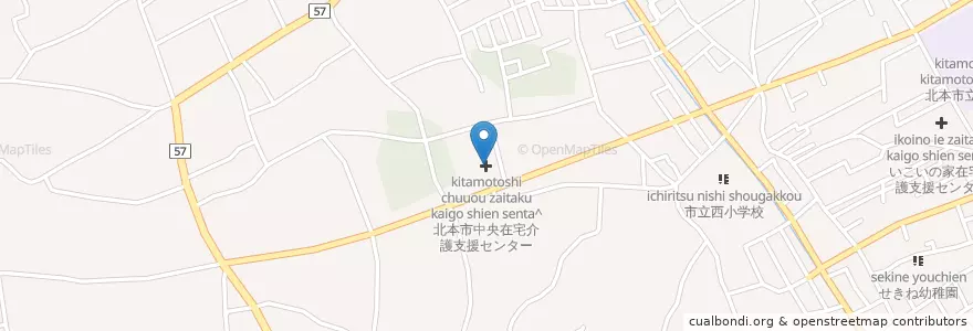 Mapa de ubicacion de 在宅介護支援センター北本市社会福祉協議会 en Japan, Präfektur Saitama, 北本市.