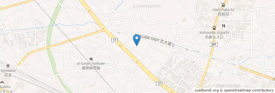 Mapa de ubicacion de 埼玉慈恵会埼玉慈恵病院 en Jepun, 埼玉県, 熊谷市.