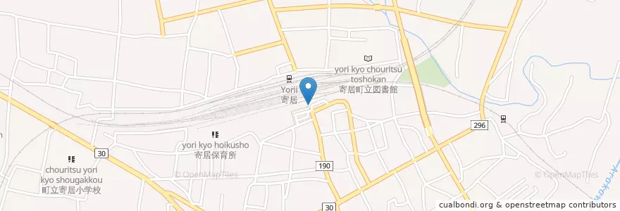 Mapa de ubicacion de 寄居警察署寄居駅前交番 en Japão, 埼玉県, 大里郡, 寄居町.