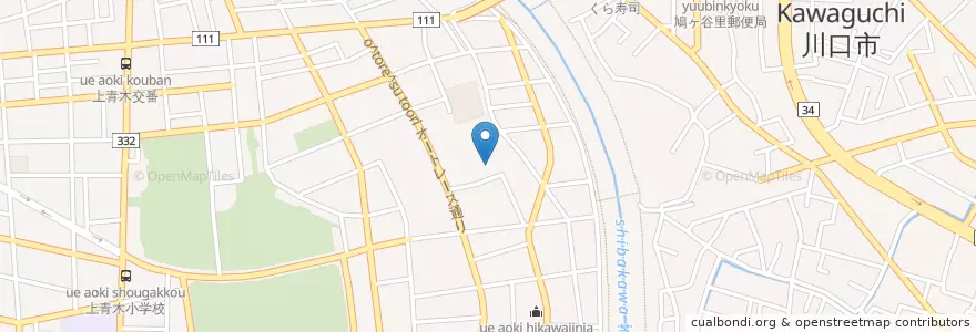 Mapa de ubicacion de 川口市老人介護支援センターリバー・イン en Japon, Préfecture De Saitama, 川口市.