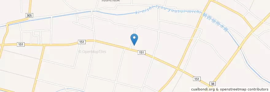Mapa de ubicacion de 愛應会騎西クリニック病院 en Japan, Präfektur Saitama, 加須市.