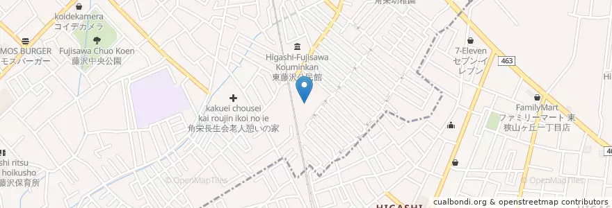 Mapa de ubicacion de 松風荘病院 en Japonya, 埼玉県.