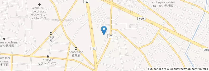 Mapa de ubicacion de 社会福祉法人ゆうゆう会　ひかり苑 en 日本, 埼玉県, 川口市.