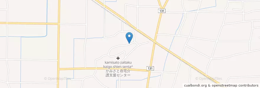 Mapa de ubicacion de 社会福祉法人ルピナス会　特別養護老人ホームルピナス園 en Япония, Сайтама, 児玉郡, 上里町.