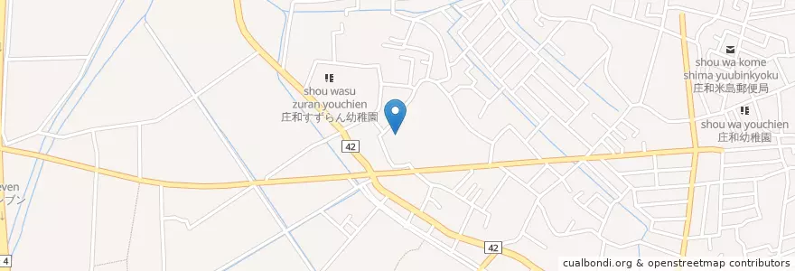 Mapa de ubicacion de 社会福祉法人小島保育園 en 일본, 사이타마현, 春日部市.