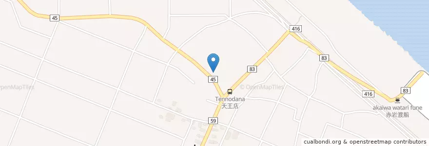 Mapa de ubicacion de 秦幼稚園(休園中) en اليابان, 埼玉県, 熊谷市.