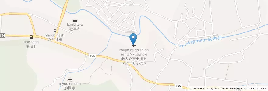 Mapa de ubicacion de 老人介護支援センターくすのき en اليابان, 埼玉県, 飯能市.