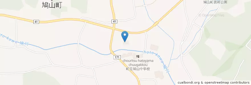 Mapa de ubicacion de 西入間広域消防組合消防署鳩山分署 en ژاپن, 埼玉県, 比企郡, 鳩山町.