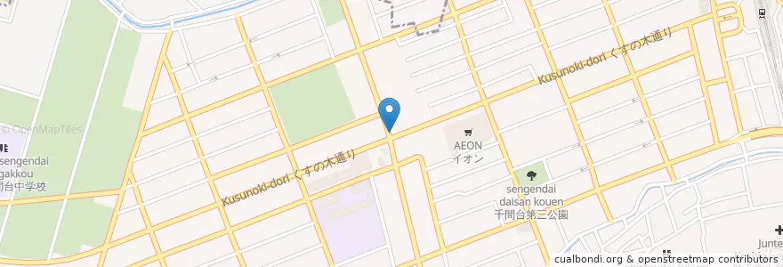 Mapa de ubicacion de 越谷警察署千間台西交番 en Japan, Saitama Prefecture, Koshigaya.