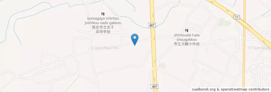Mapa de ubicacion de 関東農政局消費・安全部地域第三課(跡地) en Япония, Сайтама, 熊谷市.