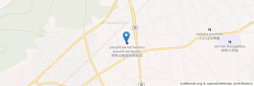 Mapa de ubicacion de 靖和会 飯能靖和病院 en 日本, 埼玉县, 飯能市.