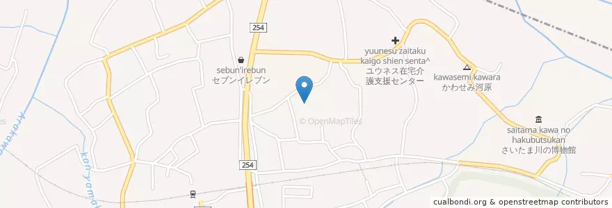 Mapa de ubicacion de いずみ保育園 en Japan, Präfektur Saitama, 大里郡, 寄居町.