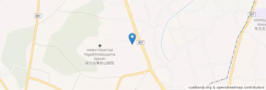 Mapa de ubicacion de ディサービス年輪 en 日本, 埼玉県, 東松山市.