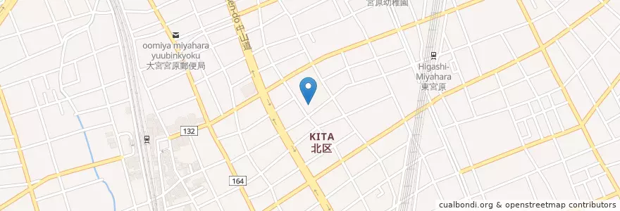 Mapa de ubicacion de ハーモニー保育園 en Japan, 埼玉県, さいたま市, 北区.