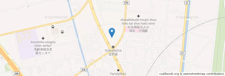 Mapa de ubicacion de 三郷市消防署 en Japonya, 埼玉県, 三郷市.