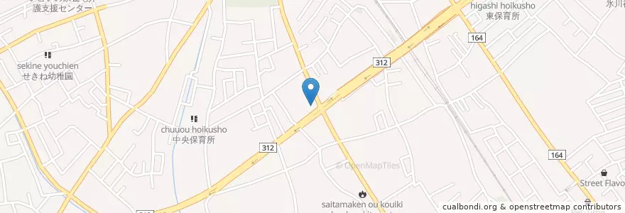 Mapa de ubicacion de 北本郵便局 en Jepun, 埼玉県, 北本市.