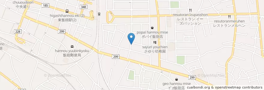 Mapa de ubicacion de 博療会 佐瀬病院 en 日本, 埼玉県, 飯能市.