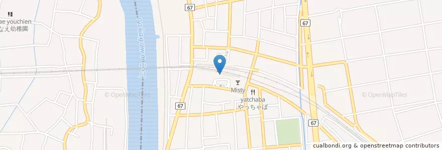 Mapa de ubicacion de 吉川警察署吉川駅前交番 en Jepun, 埼玉県, 吉川市.
