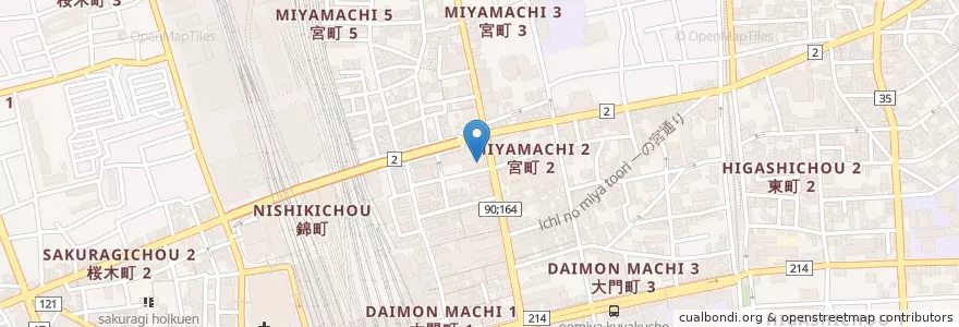 Mapa de ubicacion de 日本政策金融公庫さいたま支店 en Japão, 埼玉県, さいたま市, 大宮区.