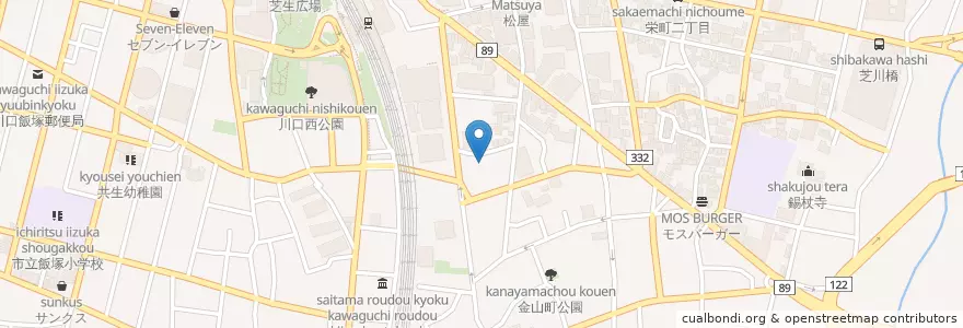Mapa de ubicacion de 埼玉県済生会川口乳児院 en 日本, 埼玉县, 川口市.