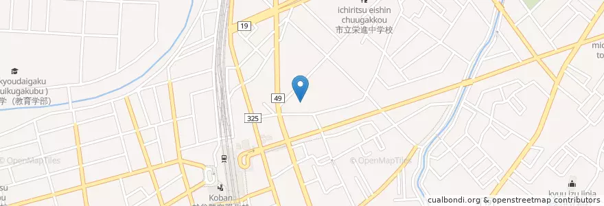 Mapa de ubicacion de 大沢幼稚園 en Japan, 埼玉県, 越谷市.