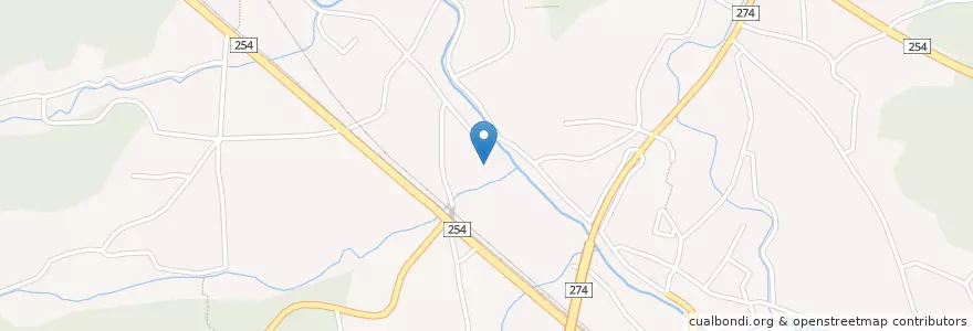 Mapa de ubicacion de 宏仁会小川病院 en 일본, 사이타마현, 比企郡, 小川町.