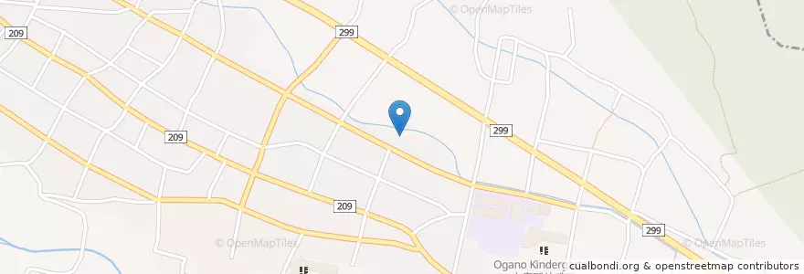 Mapa de ubicacion de 小鹿野町立小鹿野保育所 en Япония, Сайтама, 秩父郡, 小鹿野町.