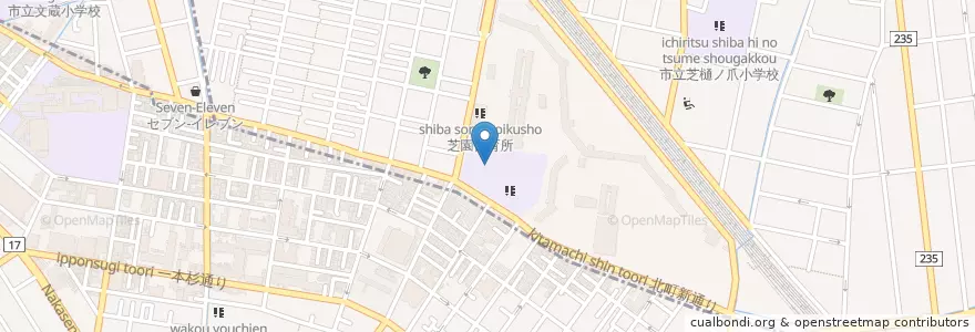 Mapa de ubicacion de 川口市老人介護支援センターエンゼルヘルプ en 일본, 사이타마현, 川口市.