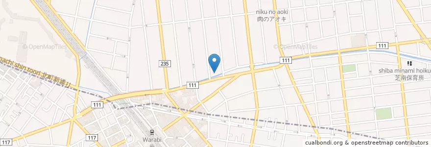 Mapa de ubicacion de 川口市老人介護支援センター芝さかえ en Japonya, 埼玉県, 川口市.