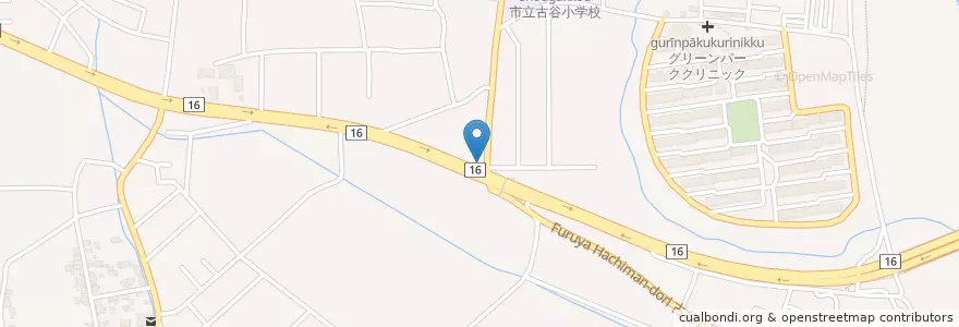 Mapa de ubicacion de 川越警察署古谷交番 en Japan, Präfektur Saitama, 川越市.