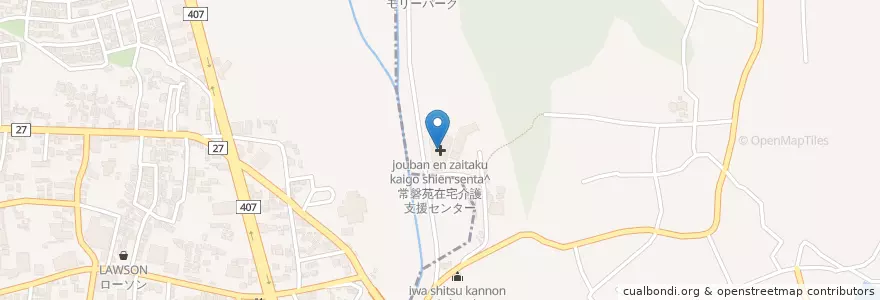 Mapa de ubicacion de 常磐苑在宅介護支援センター en ژاپن, 埼玉県, 吉見町.