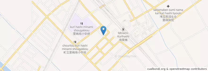 Mapa de ubicacion de 幸手警察署南栗橋交番 en Japan, Präfektur Saitama, 久喜市.