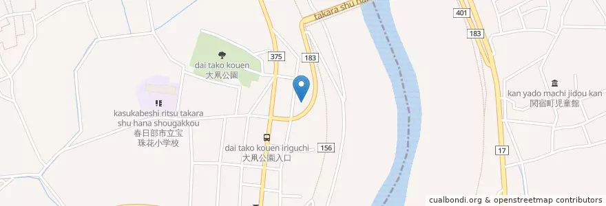Mapa de ubicacion de 春日部警察署宝珠花駐在所 en Japonya, 埼玉県, 野田市.